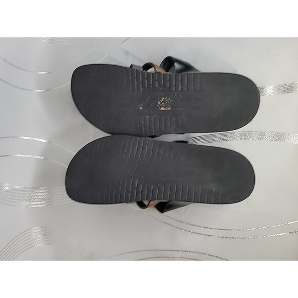 2 Pairs of Mephisto EU Size 39 US 8.5 - 9 Strappy Sandals Brown Silver Black - Picture 10 of 13